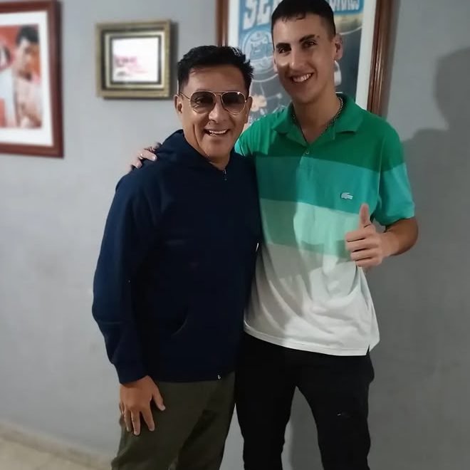 Gonza con Sergio Torres